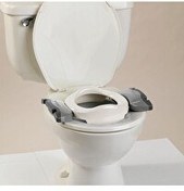 Resim Potette Plus Portatif Katlanabilir Bebek Lazımlık ve Tuvalet Adaptörü Beyaz 