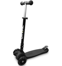 Resim Dynamic Capri 3 Teker Katlanabilir Işıklı Scooter - Siyah 