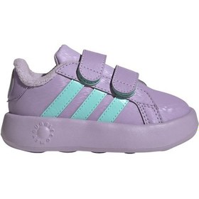 Resim Jr5630-b Adidas Grand Court Frozen Cf I Bebek Spor Ayakkabı Mor Jr5630-b Mor 