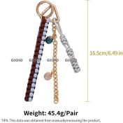 Resim Silver1 Gıoıo Yeni Mini Taşınabilir Kozmetik Ayna Kolye Anahtarlık Çanta Aksesuarları Kolye Dıy Anahtarlık (Yurt Dışından) 