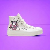 Resim amazoondesing Sevimli Kuro-mino Baskılı Tasarım Sneaker Kız Çocuk Spor Ayakkabı Melodi 