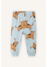 Resim Defacto %100 Pamuklu Kaplan Desenli 2'li Pijama Takımı Erkek Bebek G8834A526SP 