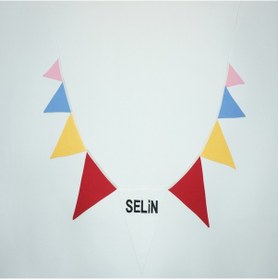 Resim Isimli Banner Doğum Günü Flama Çocuk Ve Bebek Odası Duvar Dekoru 