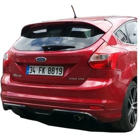 Resim Ford Focus 3-3.5 HB Makyajsız Arka Tampon Eki Plastik Boyalı 