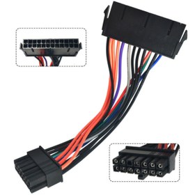 Resim WOZLO 14 Pin Psu Power Supply 24 Pin To 14 Pin Dönüştürücü Kablo 