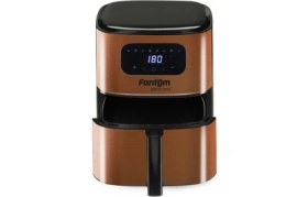 Resim Fantom Master Fryer Dijital Fritöz Af 5000 1400 W Kapasite Zamanlayıcı ve Çıkarılabilir Hazne Özellikleriyle Bakır 