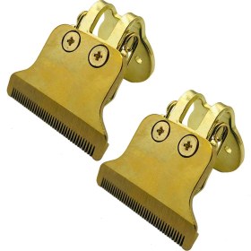 Resim Sunshinee 2x T-Şekilli Saç Kesme Bıçağı Standı ile T9 Bıçak Giyotin Yedek Kafa Yedek Kesme Kafası Gümüş (Yurt Dışından) 