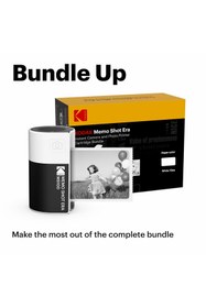 Resim Hype Store Memo Shot ERA - MS1OOY 2'si bir arada Fotoğraf Makinesi ve Etiket Yazıcısı - 7x4.6cm Baskı 