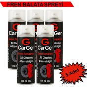 Resim CarGer Fren Balata ve Parça Temizleme Spreyi 500 ml 5 Adet 
