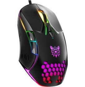 Resim Rogfer Onıkuma Cw902 Rgb Aydınlatma Kablolu Fare Siyah Diğer - Black Diğer 