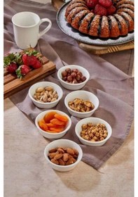 Resim Cooker Ckr4156 Porselen Çerezlik 8 Cm 6 Lı 