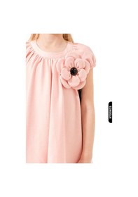 Resim Xo Kids Kız Elbise 3-8 Yaş 24198 Turuncu 