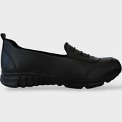 Resim Liger Ortopedik Kadın Yürüyüş Ayakkabısı SİYAH - SİYAH 