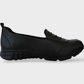 Resim Liger Ortopedik Kadın Yürüyüş Ayakkabısı SİYAH - SİYAH 