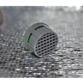 Resim Ayretör Su Tasarruf Aparatı 3 Lü Set/ Musluk Ucu /Su Tasarruf Cihazı Made in Italy Gümüş - Yeşil 