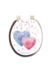 Resim Softy Classic Desenli Yumuşak Klozet Kapağı Beyaz 8691580104282 