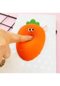 Resim Kişiye Özel Sevimli Havuç Squishy Defter Kokulu Kalem Jel Kalem 