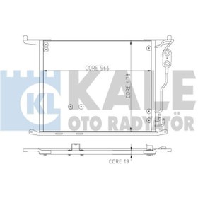 Resim KALE 381400 Kondenser (Yag Sogutuculu) (Mercedes: 350 500Cl 600Cl 63 Amgcl 65 Amgs 280S 320S 430S 500S 63 Amgs) 2205000054 (WK262578) 