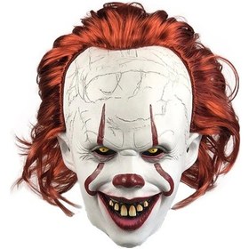 Resim Ürpertici Pennywise Joker Maskesi Cosplay Korku Evil Şeytan Diğer 