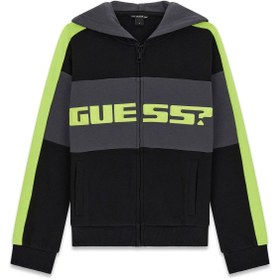 Resim Guess BG Store Erkek Çocuk Siyah Eşofman Üstü 