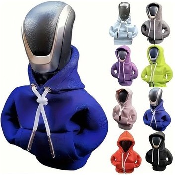 Fochsia Moda Mini Araba Vites Düğmeli Kapüşonlu Süveter Polyester Mavi