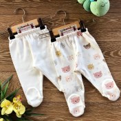 Resim Renkli Puset 2'li Penye Bebek Pijama Takım Ayı 
