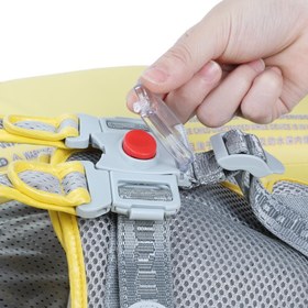 Resim Mambobaby Yüzme Simidi - Sarı Uğur Böceği, Emniyetli, Gölgelikli ve Ayak Destekli 