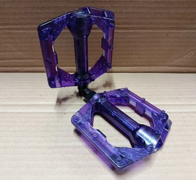 Resim Şeffaf Evo Platform Geniş Pedal mor 