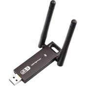 Resim Microcase 2.4g 300mbps Usb 3.0 Wifi Adaptör Çift Anten - Al3097 