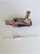 Resim expermarket Korkmaz Tost Makinesi Termostatı Ve Sigortası Mil Uzunluğu 2,5 Cm , 220 Volt +termistör 