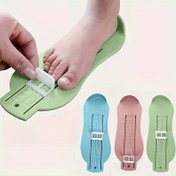 Resim 1 Adet Ayak Uzunluğu Ölçer Cetveli 0-6 Yaş - Ayarlanabilir Ayakkabı Ölçer CM//EU///CH/FR/IT/GR/PT/BR/AR/CL/UY/BO//DO Ölçekli - Ebeveynlerin Doğru Ayakkabı Numarasını Seçmesi İçin Ayak Tablosu 