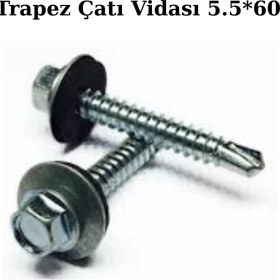 Resim Seka Hand Tools Trapez Çatı Vidası 5.5*60 300 Adet 