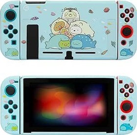 Resim MUDEVIL Protective Case for Nintendo Switch - Sumikko Gurashi in Sea - Soft Anti-Scratch Shockproof Slim Cover Case for Nitendo Switch and Joy-Con 