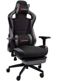 Resim Xprime Over Pro. Oyuncu Koltuğu Hybrid Kumaş Gri 