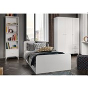 Resim Akasya Modern Genç Odası Takımı Beyaz - 4 Parçalı Ve Tamamı 1. Ka Beyaz 