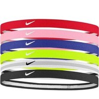 Resim Nike Y Swoosh Sport Headbands 6 Pk Unisex Kırmızı Antrenman Saç Bandı N.100.3042.966.OS 