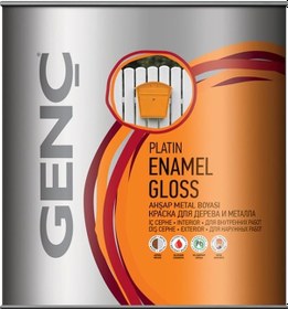 Resim Genç Sentetik Parlak Ahşap Metal Boyası 2.5 L 