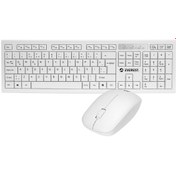 Resim Everest Klavye + Mouse Set Kablosuz Slm Q USB Beyaz 34504 KM-6121 0500 