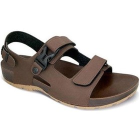 Resim Ceyo 9829-2i Kahverengi Ortopedik Erkek Sandalet Kahve 