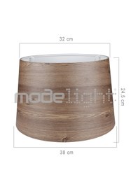 Resim Modelight Deko Lambader Şapkası Ağaç Desenli 