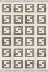 Resim Patchwork Westa Kaymaz Tabanlı Yıkanabilir Antibakteriyel Dijital Baskı Patchwork Halı Kilim, PW-8081A-WST-80X400 