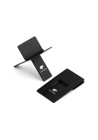 Resim Cohiba Metal Katlanır Puro Sehpası Standı Siyah 
