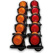 Resim Ahmet Otomotiv 10 Adet Neon Mini Takoz Sarı-kırmızı 12v-24v 