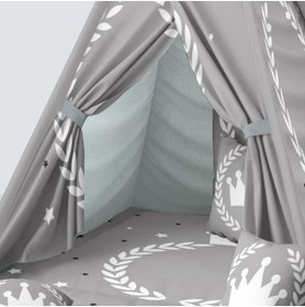 Resim instababyrooms Çocuk Oyun Çadırı Kraliyet / Taç Dijital Baskılı 