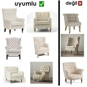 Resim Bürümcük Koltuk Örtüsü ,berjer Kılıfı, Tek Kişilik, Etekli Mor Mor 