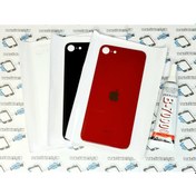 Resim İphone Se 2020 Arka Pil Batarya Kapağı (Cam) B-7000 