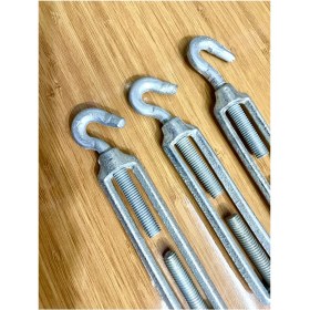 Resim Halat Gerdirme Aparatı 3 Adet Kanca Gergi Demiri 