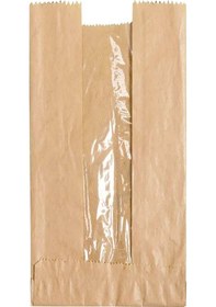 Resim Pencereli Kraft Baget Ekmek Fırın Kese Kağıdı Orta Boy 0.510 KG 15 x 41 CM 