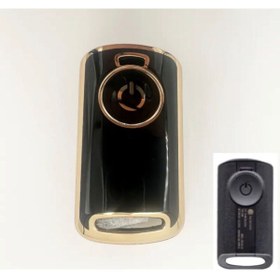 Resim XUKEY Yamaha Yeni Kasa 2021-22-23 Model Xmax 250 400 Tech Max Tricity Anahtar Kılıfı Siyah-Gold 