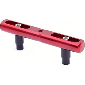 Resim Dashanshop Kırmızı Evrensel Motosiklet Telefon Tutucu, Yatay Çubuk Ve Navigasyon Standı 